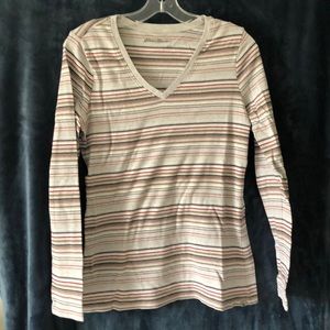 Eddie Bauer long sleeve v neck tee